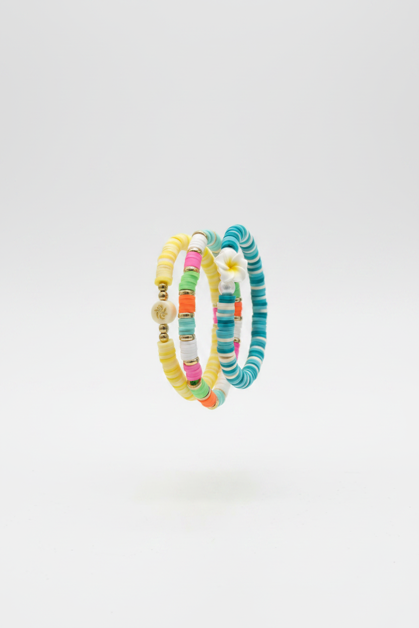 Custom clay bead bracelet 