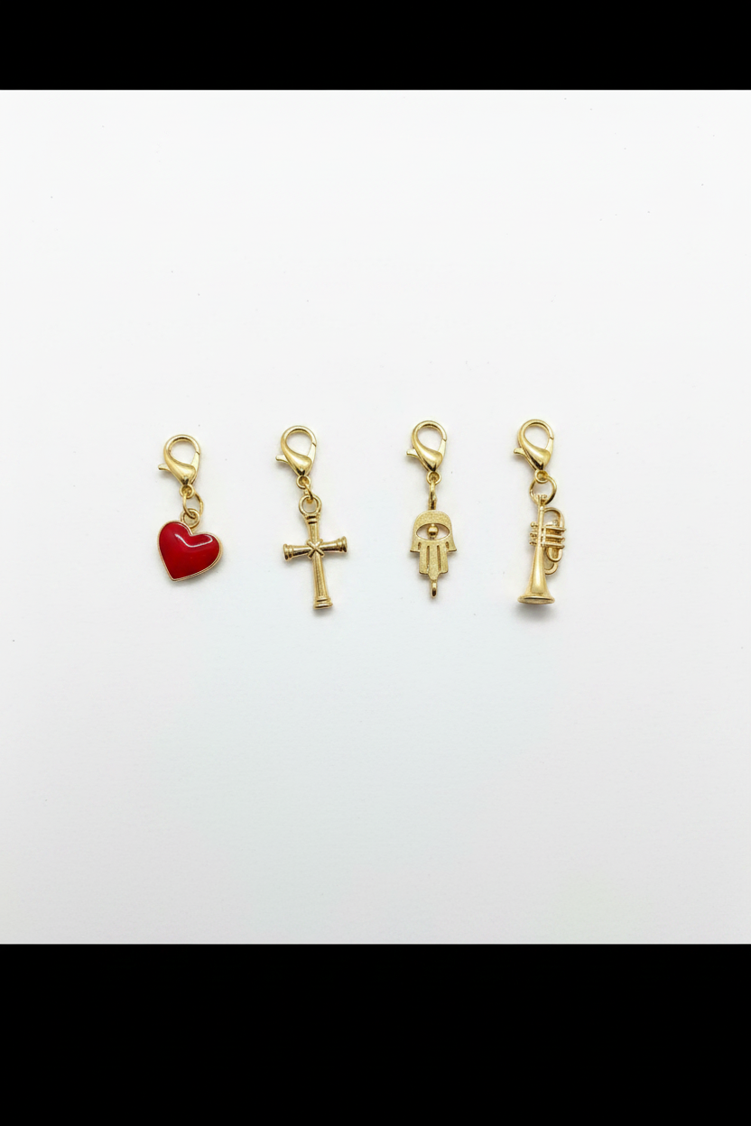 Pony bridle and mane charms
