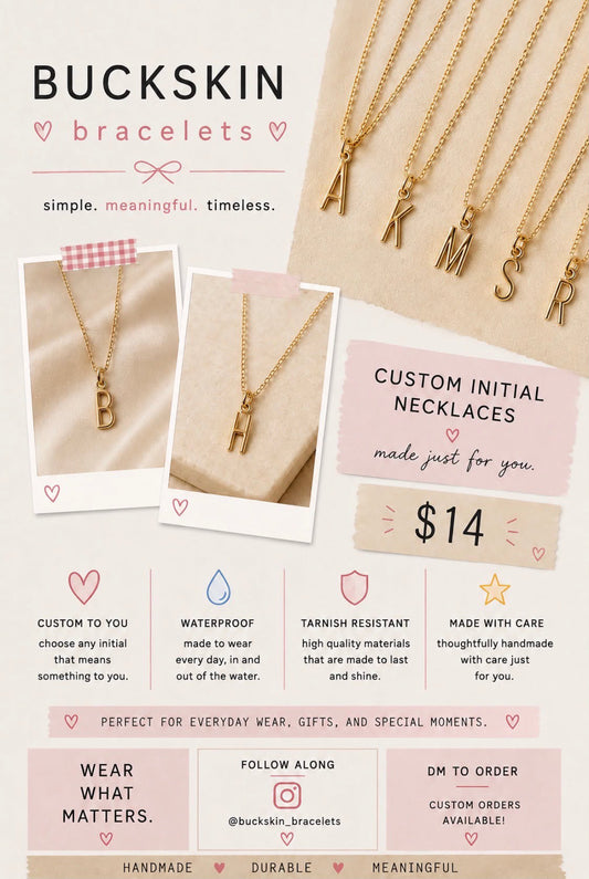 Initial necklaces ￼